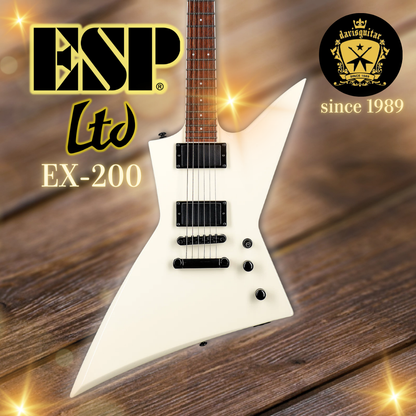 ESP LTD EX-200 Explorer Olympic White Electric Guitar