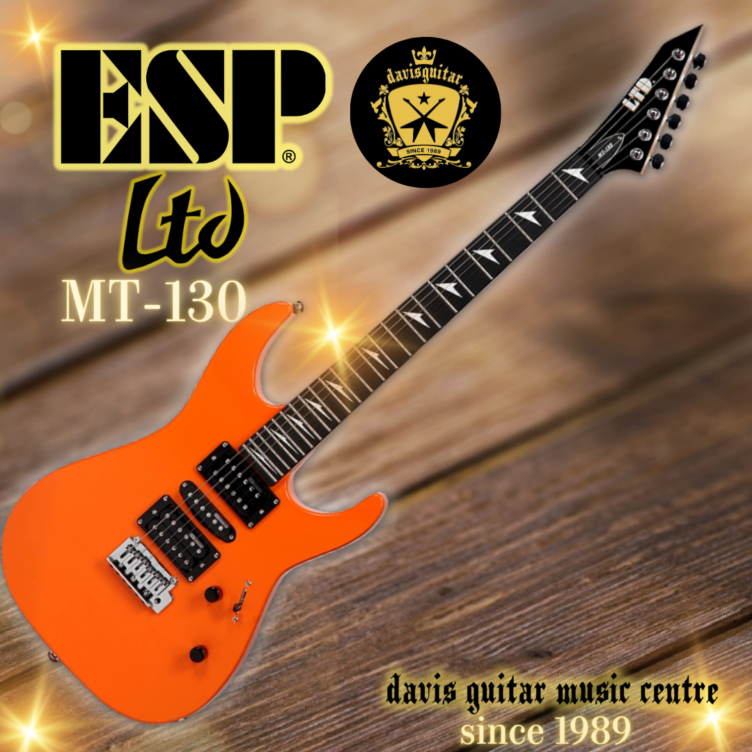 ESP LTD MT-130 Orange HSH Pickup Electric Guitar