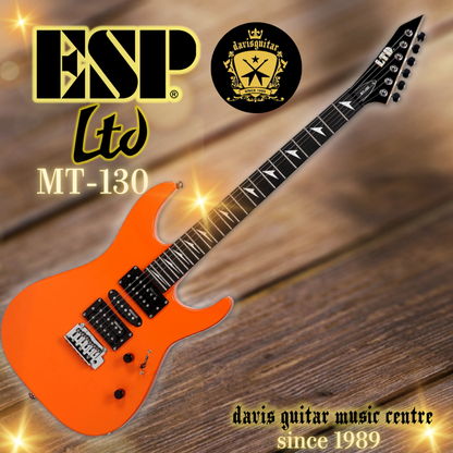 ESP LTD MT-130 Orange HSH Pickup Electric Guitar