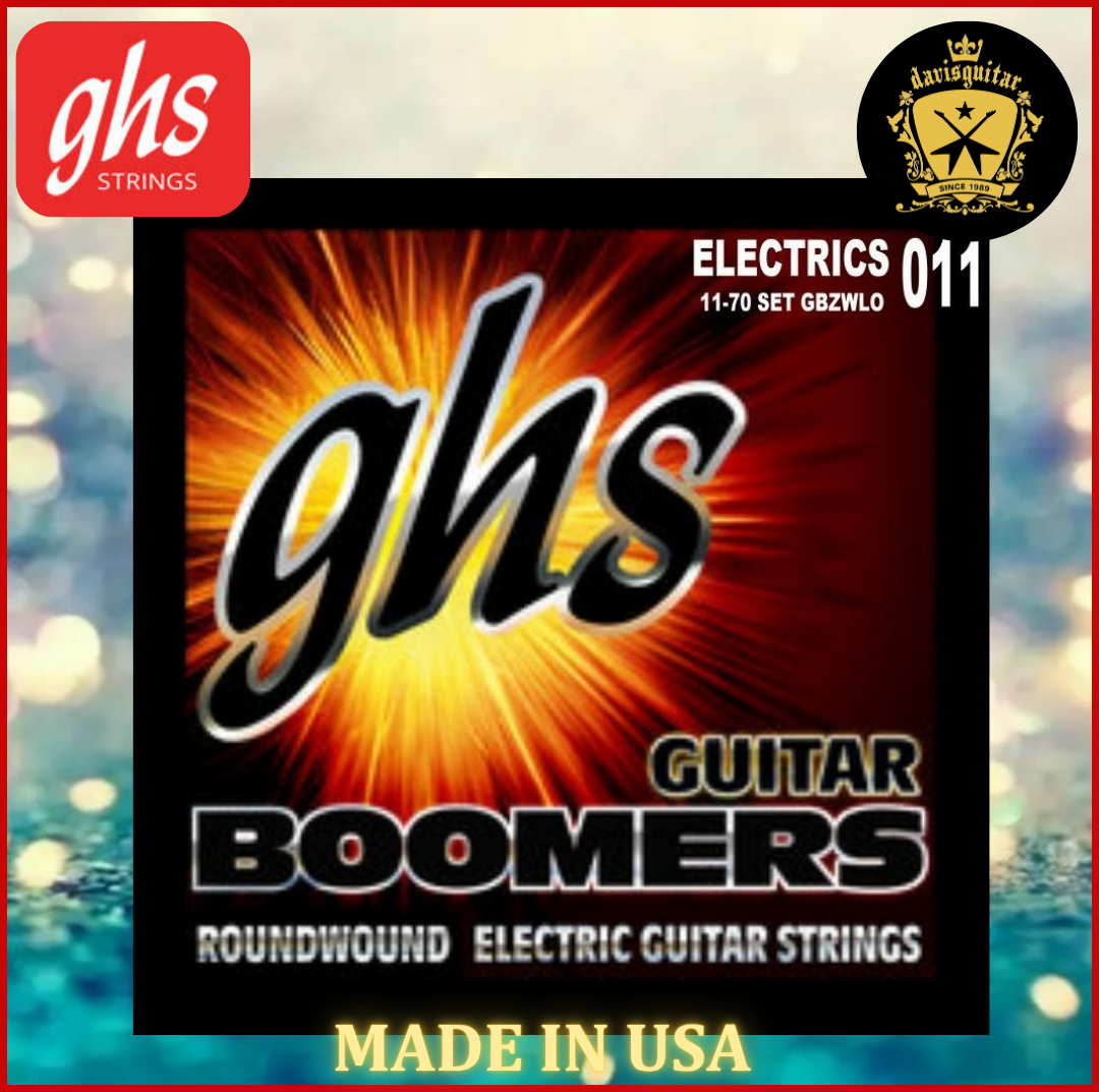 GHS 11-70 Down Tune Nickel Plated Steel Wrap Electric Guitar String Boomers