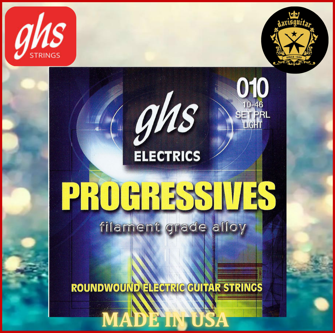 GHS PRL 10-46 Progressive Alloy 52 Wrap Hex Core Electric Guitar String