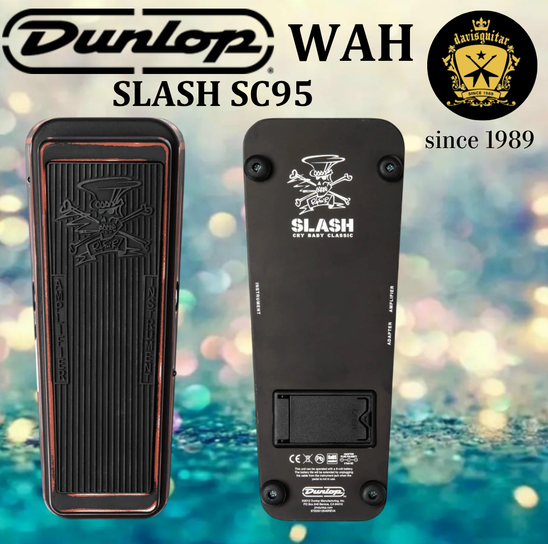 Jim Dunlop Slash Cry Baby Classic Wah SC95 Guitar Pedal