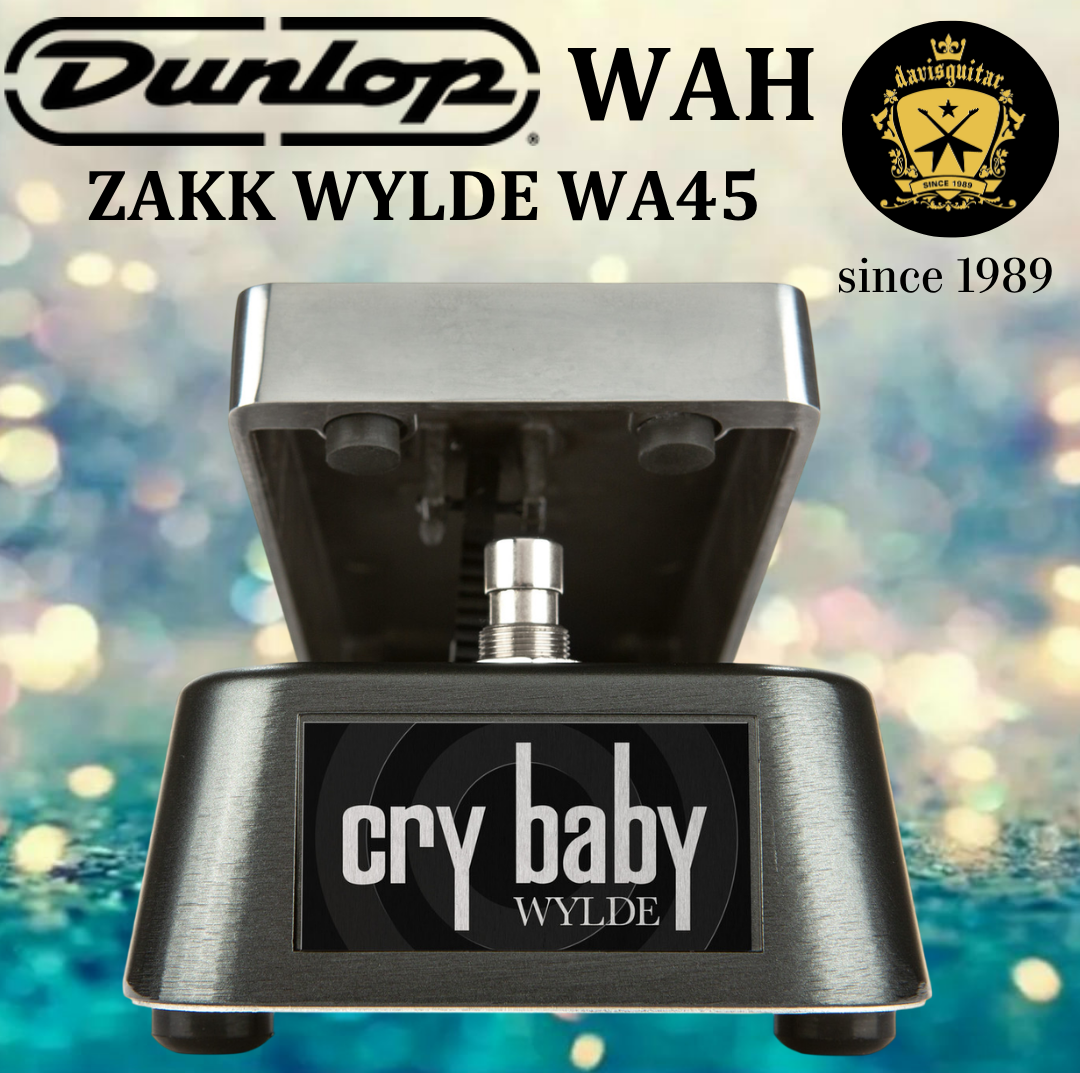 Jim Dunlop Zakk Wylde Audio Cry Baby Wah WA45 Guitar Pedal