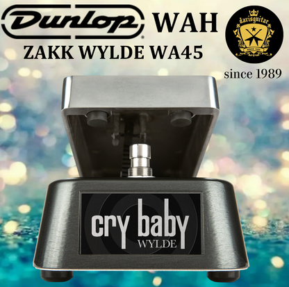 Jim Dunlop Zakk Wylde Audio Cry Baby Wah WA45 Guitar Pedal