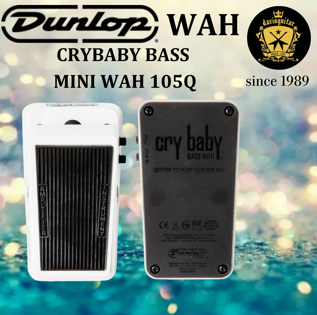 Jim Dunlop Cry Baby Mini Bass Wah CBM105Q Guitar Pedal