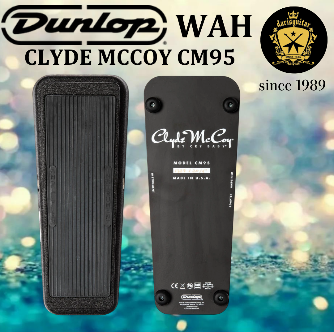 Jim Dunlop Clyde McCoy Cry Baby Wah CM95 Guitar Pedal