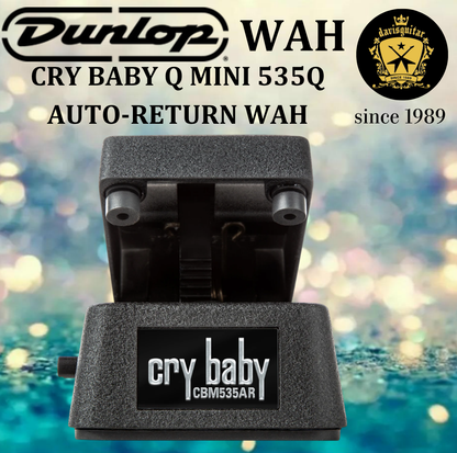 Jim Dunlop Cry Baby Q Mini 535Q Auto-Return Wah CBM535AR Guitar Pedal