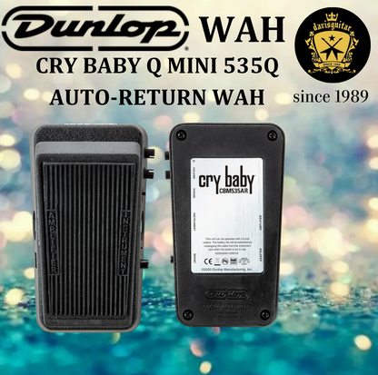 Jim Dunlop Cry Baby Q Mini 535Q Auto-Return Wah CBM535AR Guitar Pedal