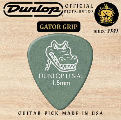 Jim Dunlop Guitar Pick Gator Grip 1.50mm Made In USA