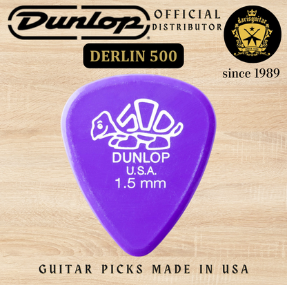 Jim Dunlop Guitar Pick Derlin 500 1.50mm Made In USA