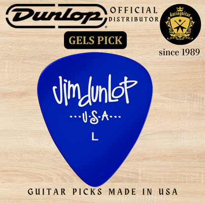 Jim Dunlop Guitar Pick Gels Light Blue Made In USA