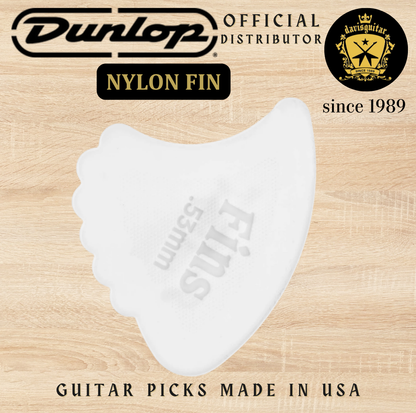 Jim Dunlop Guitar Pick Nylon Fin 0.53mm Made In USA