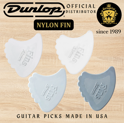 Jim Dunlop Guitar Pick Nylon Fin 0.53mm Made In USA