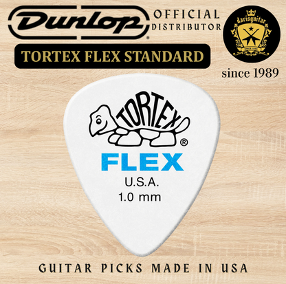 Jim Dunlop Guitar Pick Tortex Flex Standard 1.00mm Made In USA