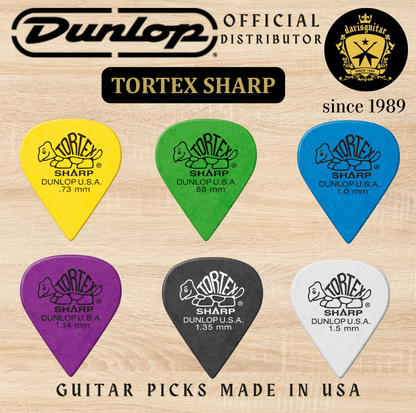 Jim Dunlop Guitar Pick Tortex Sharp 1.00mm Made In USA