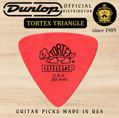 Jim Dunlop Guitar Pick Tortex Triangle 0.50mm Made In USA
