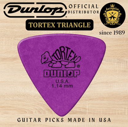 Jim Dunlop Guitar Pick Tortex Triangle 1.14mm Made In USA