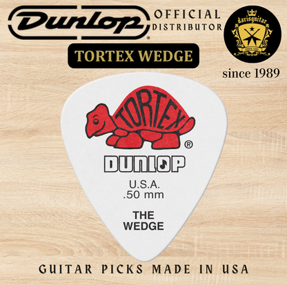 Jim Dunlop Guitar Pick Tortex Wedge 0.50mm Made in USA