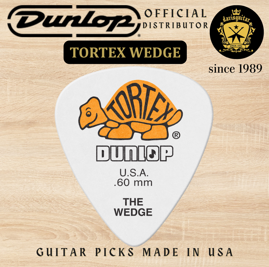 Jim Dunlop Guitar Pick Tortex Wedge 0.60mm Made in USA