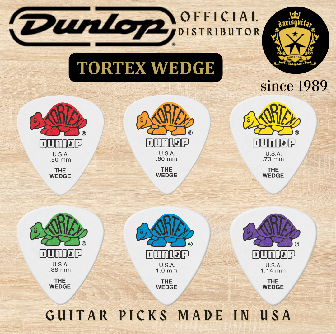 Jim Dunlop Guitar Pick Tortex Wedge 0.60mm Made in USA