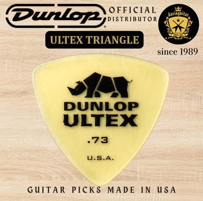 Jim Dunlop Guitar Pick Ultex Triangle  0.73mm Made In USA