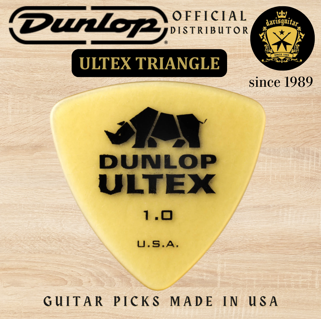 Jim Dunlop Guitar Pick Ultex Triangle 1.00mm Made In USA