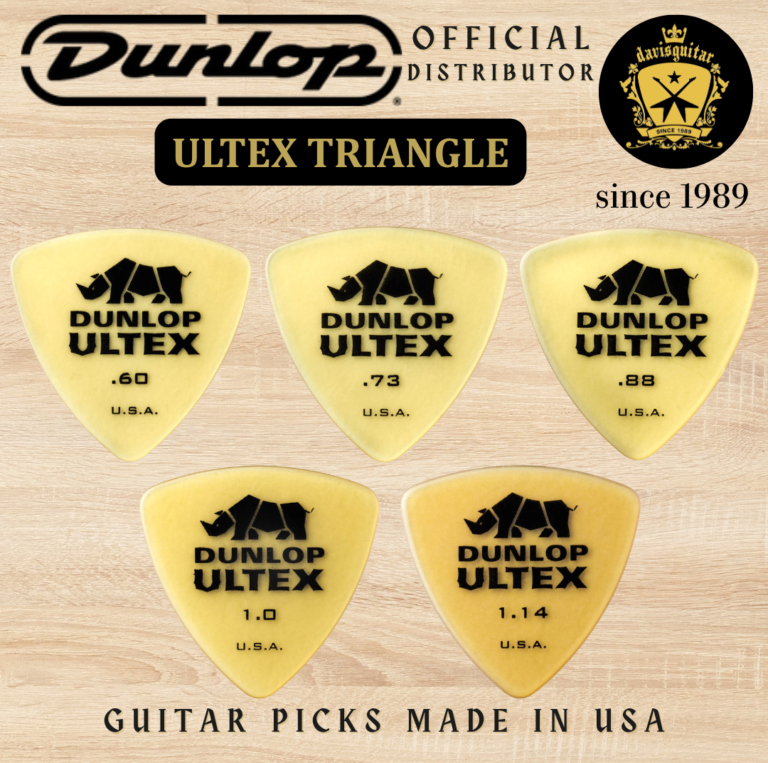 Jim Dunlop Guitar Pick Ultex Triangle  0.88mm Made In USA