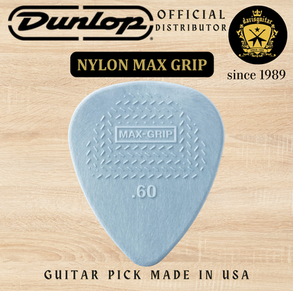 Jim Dunlop Guitar Pick Nylon Max Grip 0.60mm Made In USA