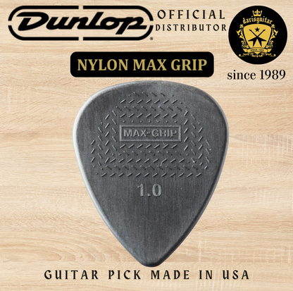Jim Dunlop Guitar Pick Nylon Max Grip 1.00mm Made In USA