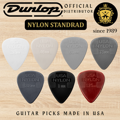 Jim Dunlop Guitar Pick Nylon Standard 0.88mm Made In USA