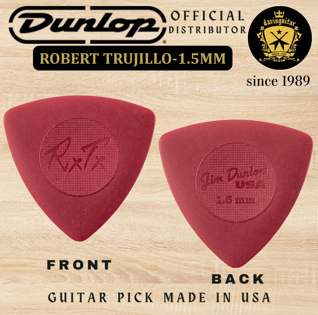 Jim Dunlop Guitar Pick Robert Trujillo Warlord Custom Bass 1.5mm Made In USA