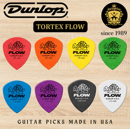 Jim Dunlop Guitar Pick Tortex Flow Pick 1.50mm Made In USA