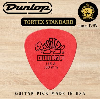 Jim Dunlop Guitar Pick Tortex Standard Pick 0.50mm Made In USA