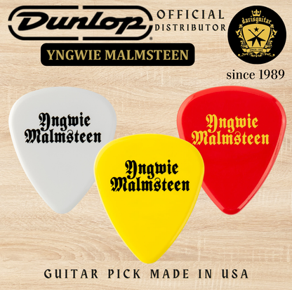 Jim Dunlop Guitar Pick Yngwie Malmsteen Custom Delrin 1.4mm Yellow YJM-03YL