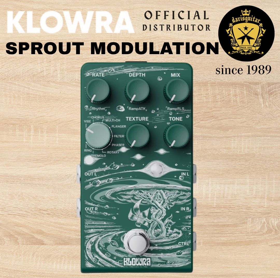Klowra Guitar Pedal Sprout Modulation Phaser Chorus Flanger