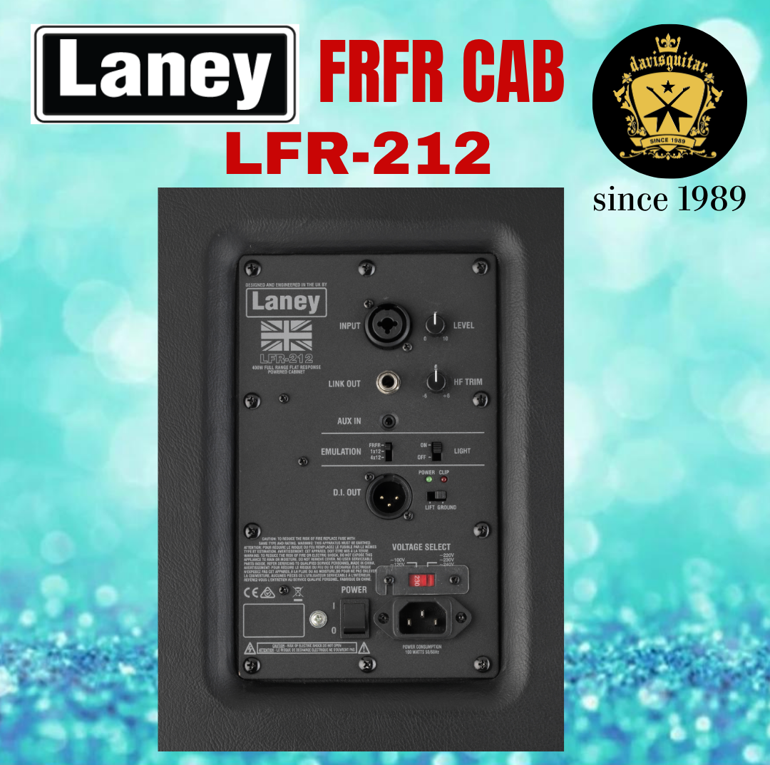 Laney LFR-212 FRFR  Full Range Flat Response Powered Guitar Cab 800 watts