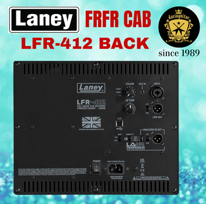 Laney LFR-412 FRFR  Full Range Flat Response Powered Guitar Cab 2600 watts