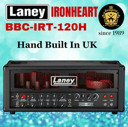 Laney Black Country Customs IRONHEART IRT120H 120 Watt Tube Electric Amp Head