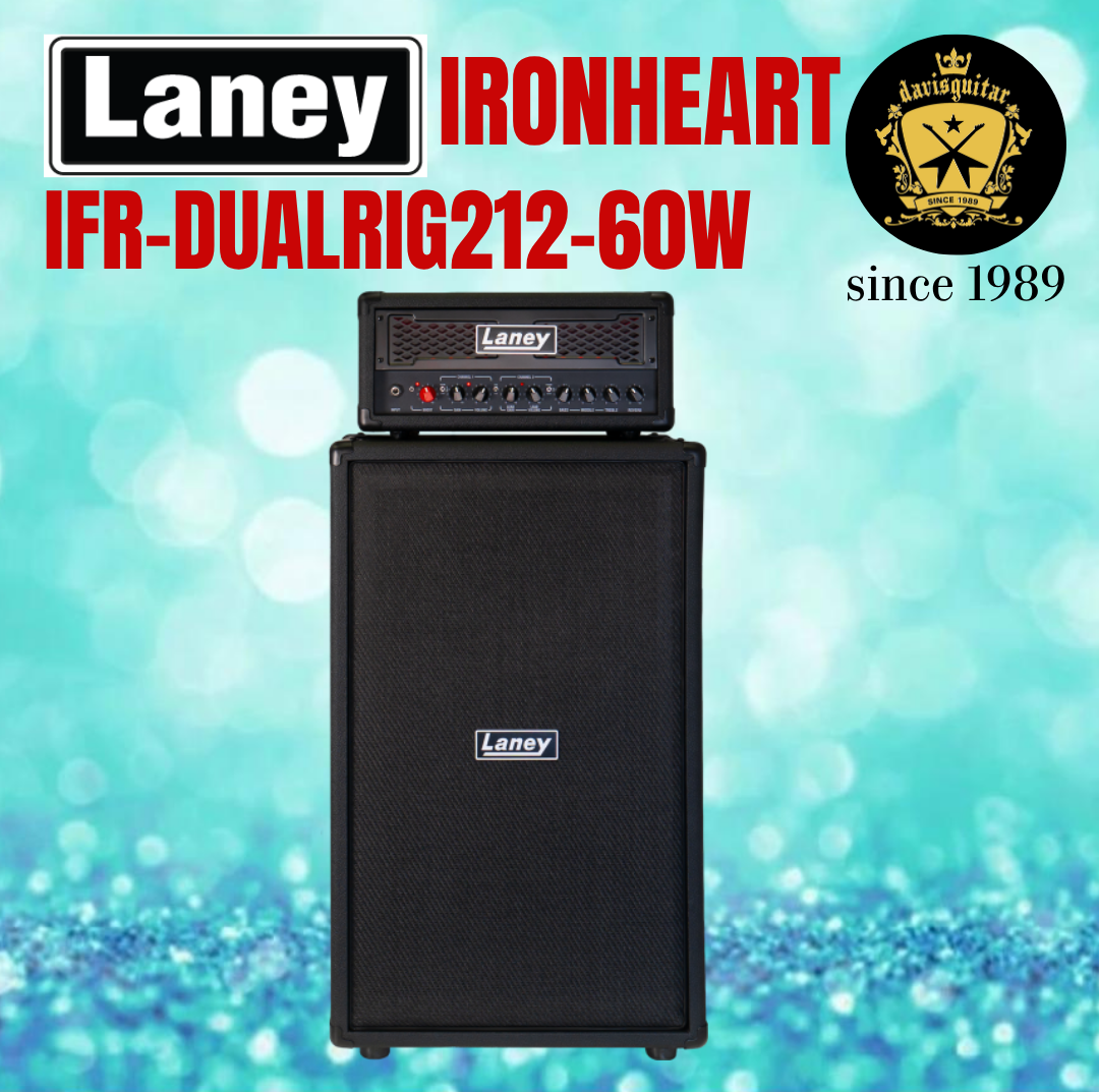 Laney IRF-DUALRIG212 with 2x12 Cabinet 60 watts Head Electric Guitar Amp