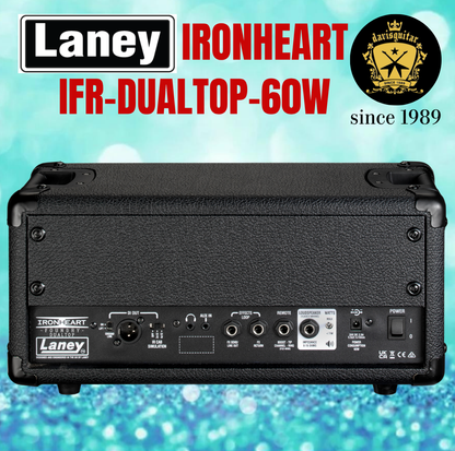 Laney IRF-DUALTOP 60-Watt Dual Channel Amp Head for Electric Guitar