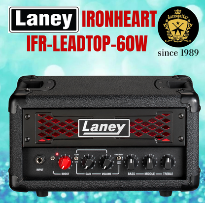 Laney IRONHEART LEADTOP 60-Watt Compact Amp Head for Electric Guitar