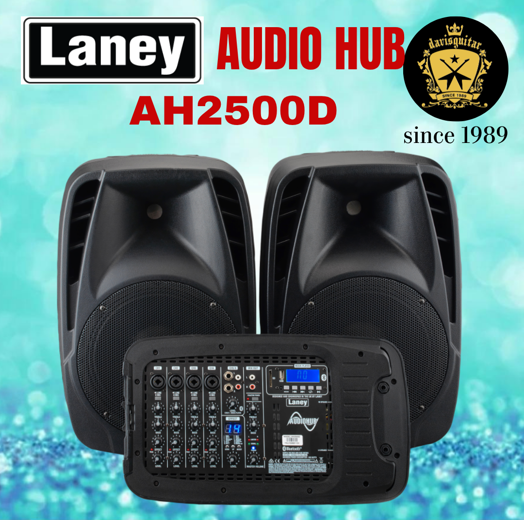 Laney AH2500D 6 Channel Mixer Amp 16 Effects Portable PA System 2 x 500 watts