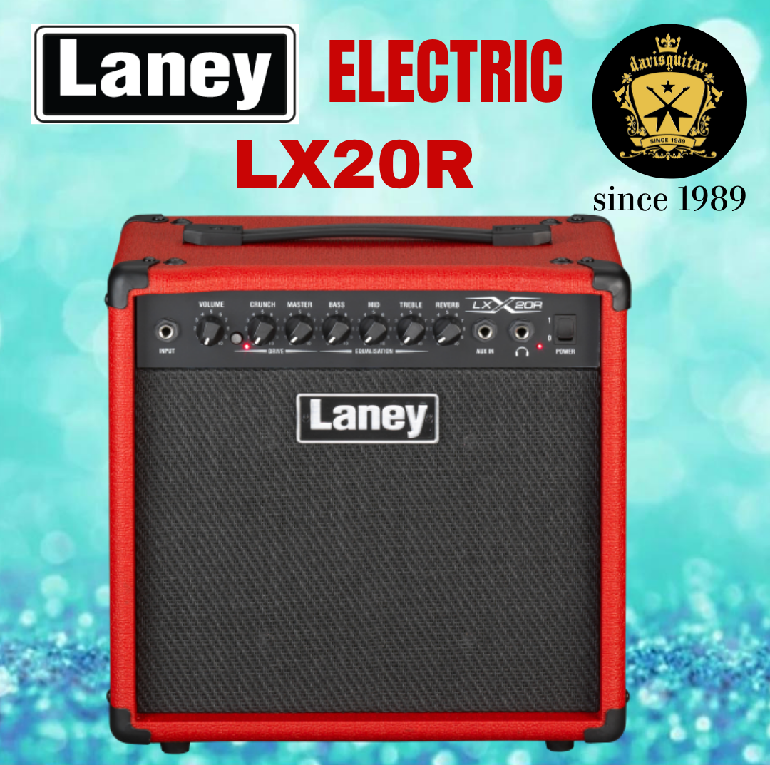 Laney LX20R-RED Twin-Channel Electric Guitar Amp with Reverb 20 watts