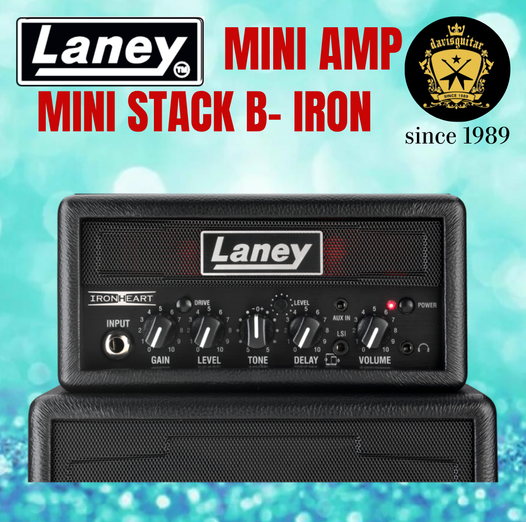Laney MINI STACK-IRON Heart Battery-Powered Guitar Amp with Smartphone Interface