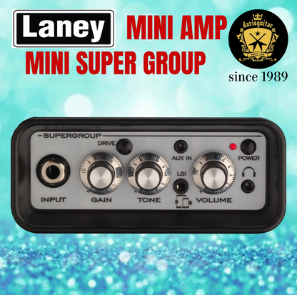 Laney MINI-SUPERGROUP Battery Powered Guitar Amp with Smartphone Interface