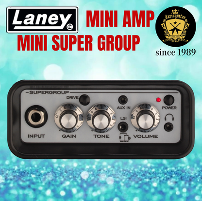 Laney MINI-SUPERGROUP Battery Powered Guitar Amp with Smartphone Interface