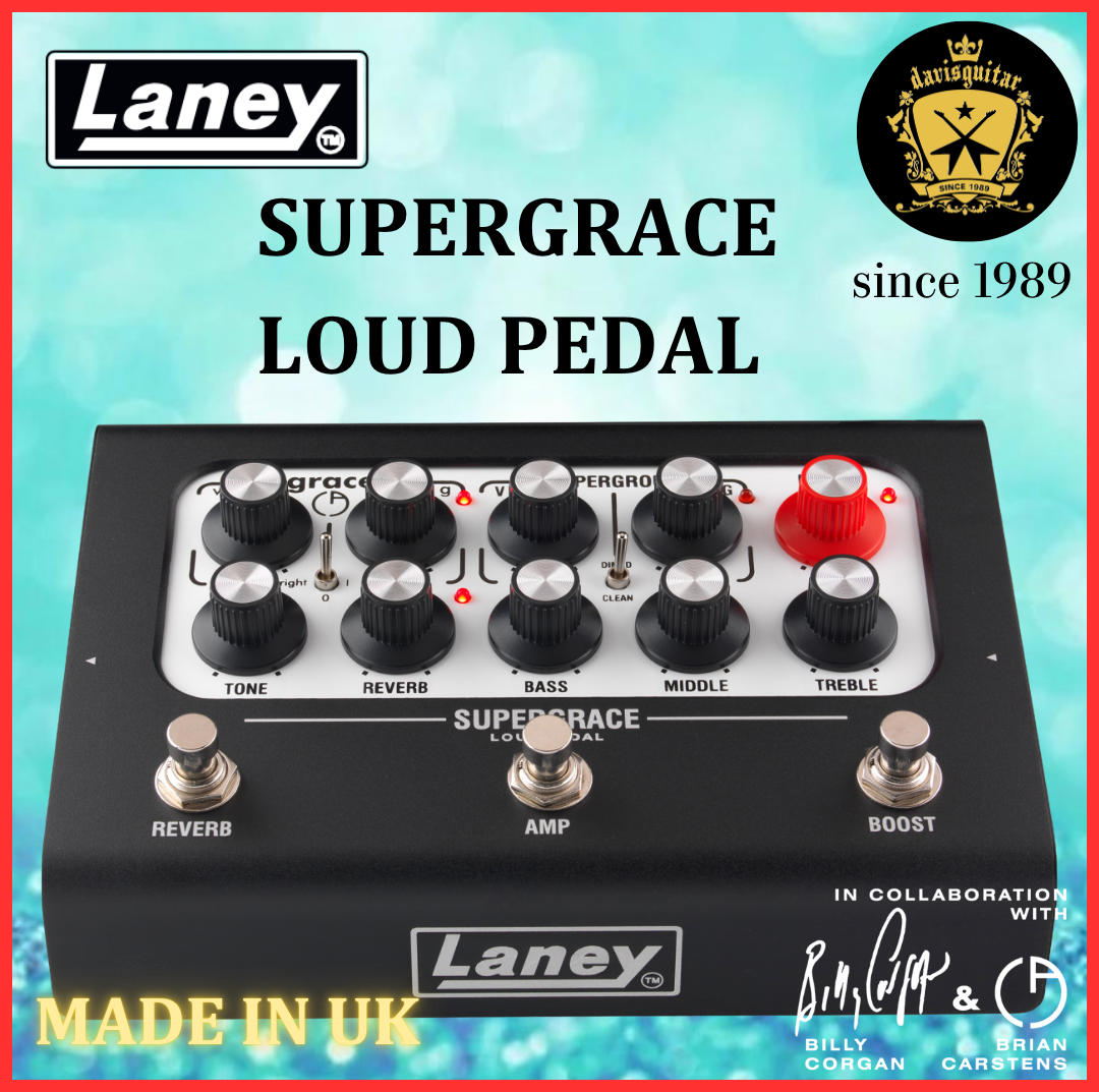 Laney Supergrace Loud Pedal Amplifier Billy Corgan 60 watts Made In UK