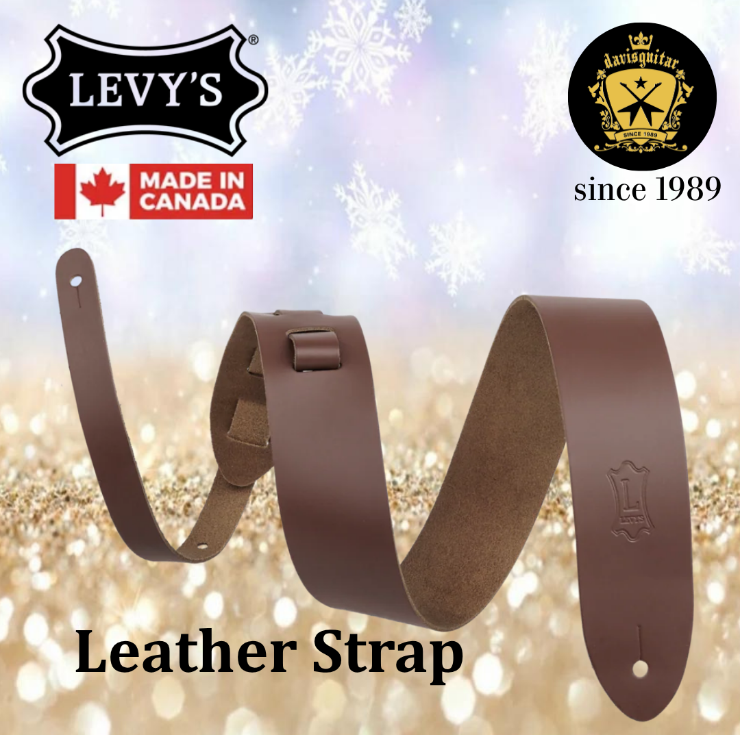 Levy’s Leathers M12 Brown Top Grain Series Guitar Strap