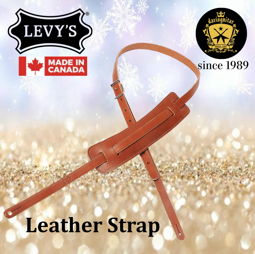 Levy’s Leathers M25 Brown Holly Deluxe Series Guitar Strap
