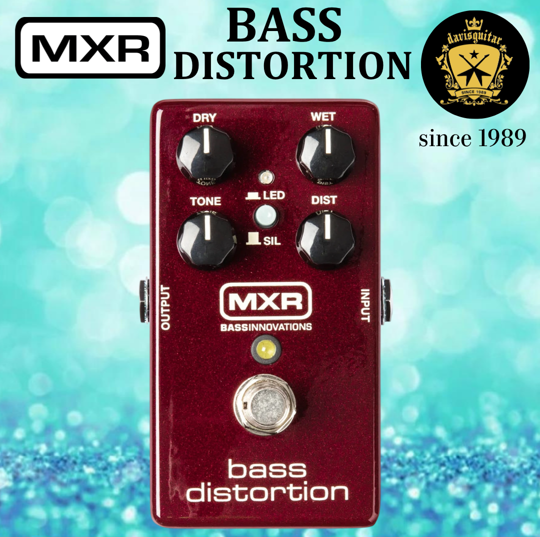 MXR M85 Bass Distortion Analog Distortion Guitar Pedal